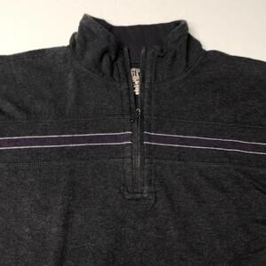 PRONTO UOMO Men’s 2XLT Gray 1/4 Zip Sweatshirt